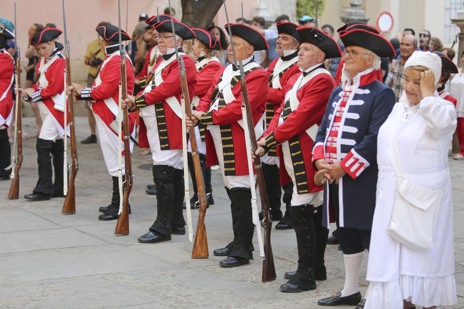 Las fotos del desfile en Málaga en recuerdo a Bernardo de Gálvez