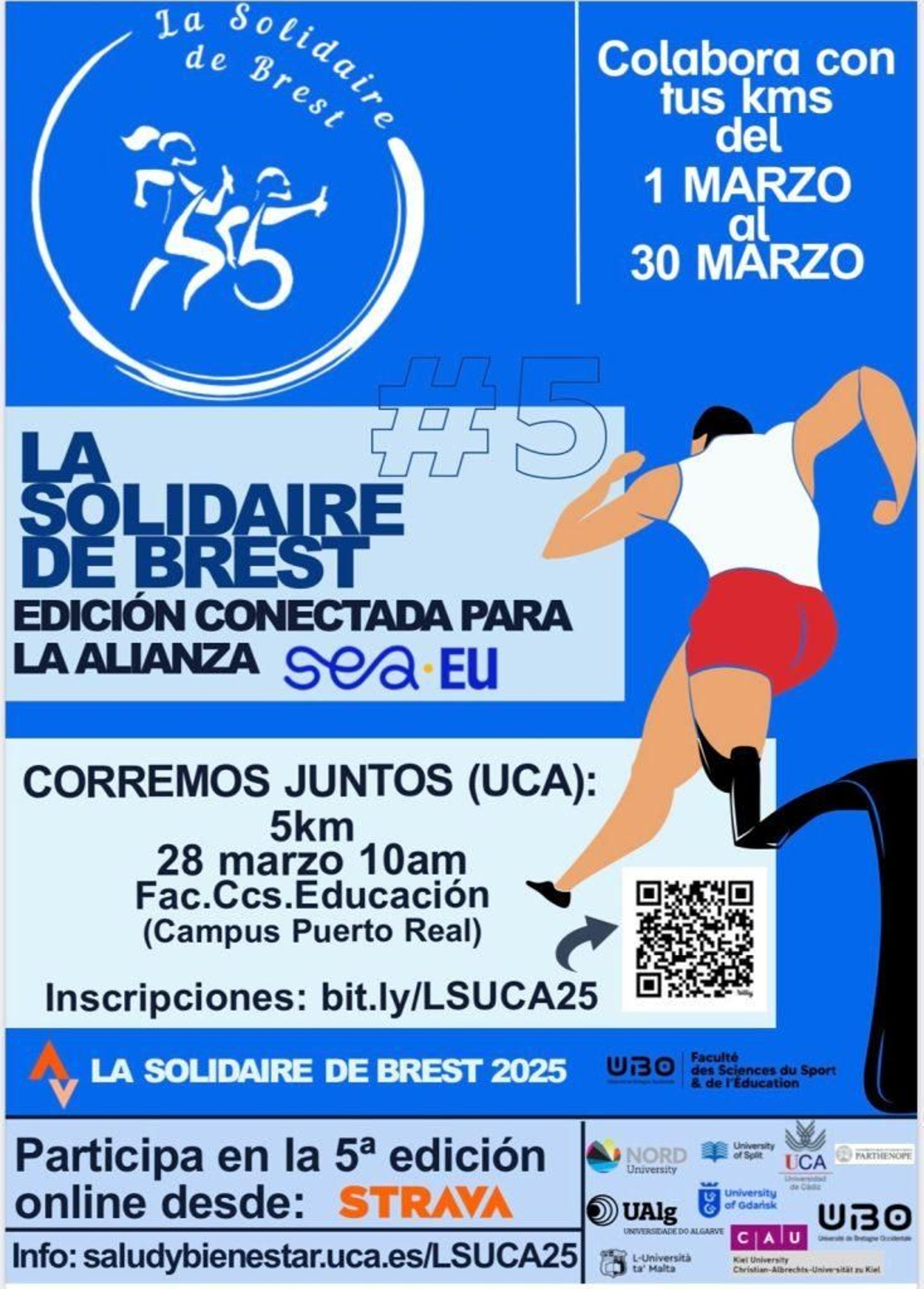 Cartel de La Solidaire de Brest en la UCA