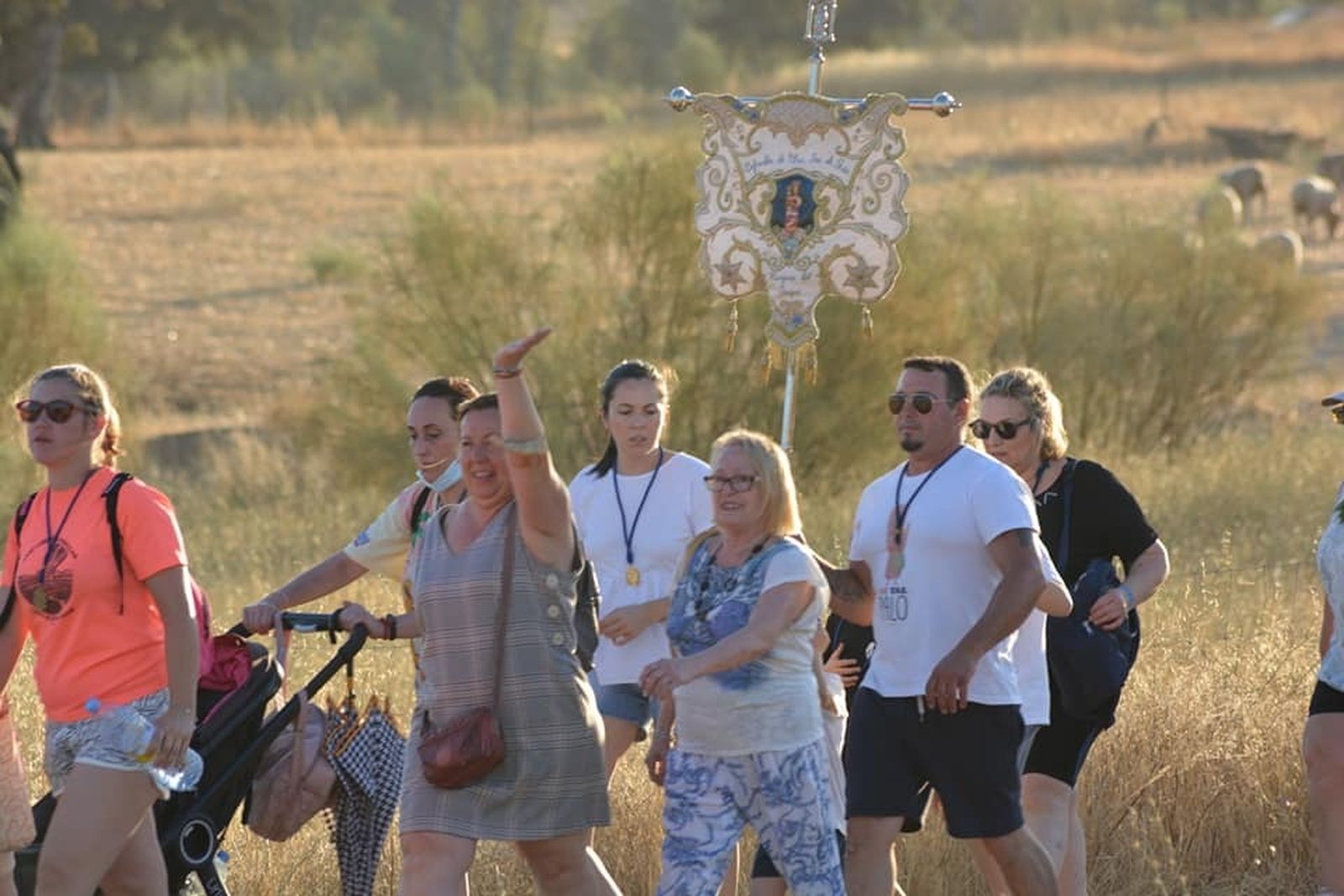 El espectacular recibimiento a la Virgen de Guía en Villanueva del Duque, en imágenes