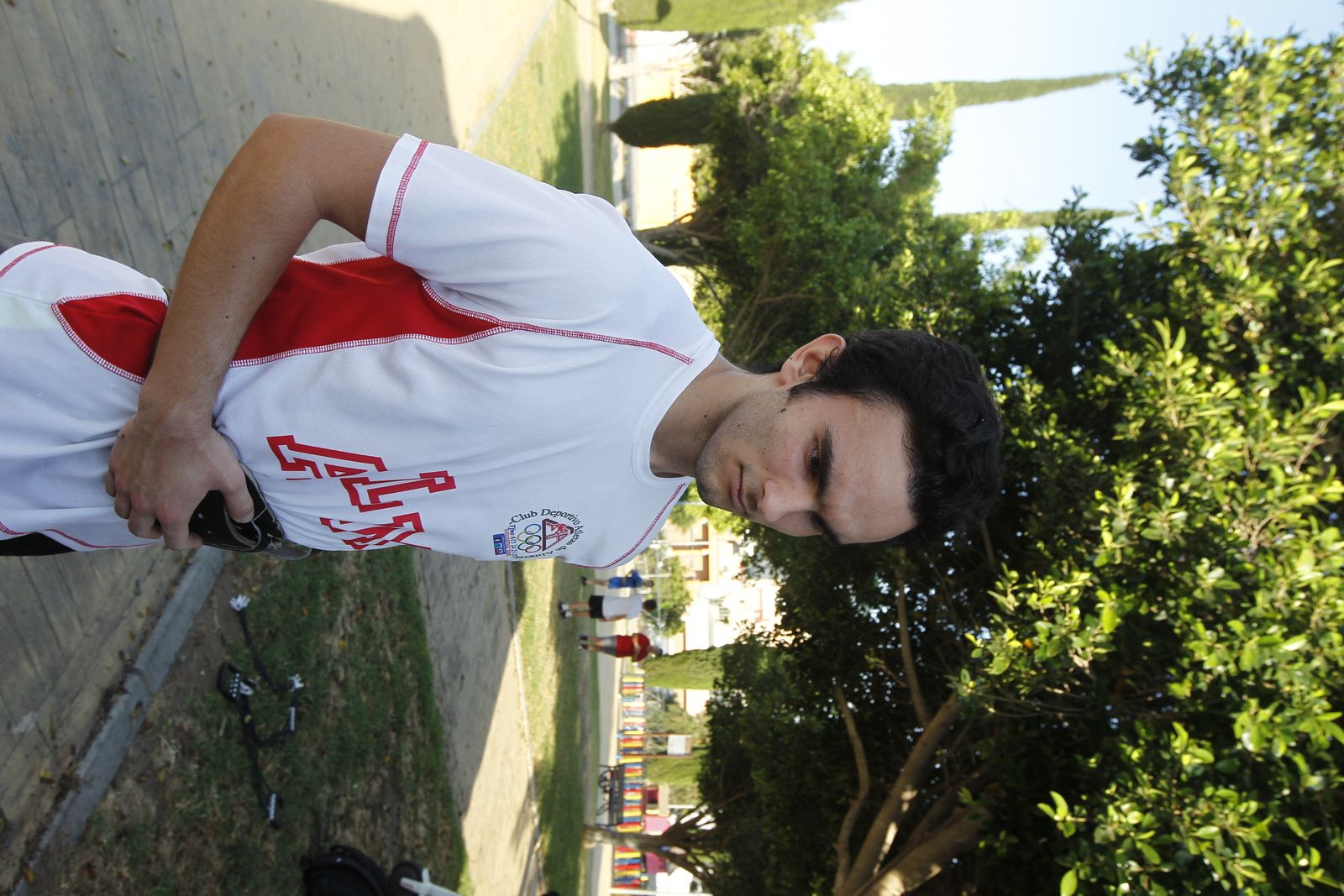 Entrenamiento del CD Atletas de Almería en el parque de Los Molinos