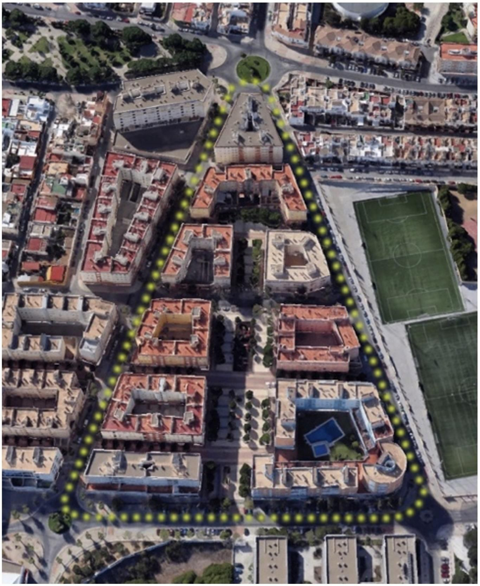 Supermanzana de Constitución.