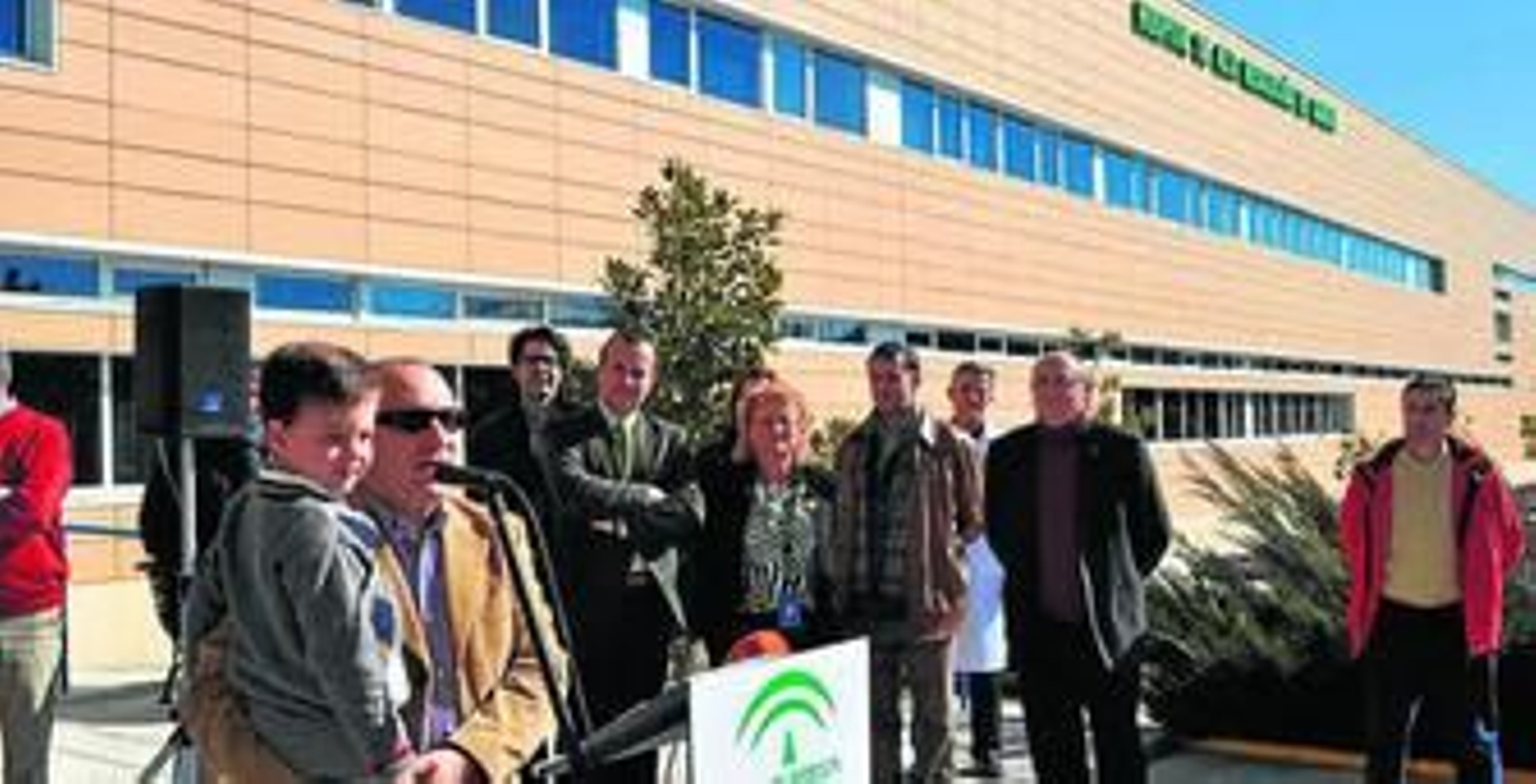 Ricardo, de cinco años, fue el primer niño que nació en el Chare de Guadix.