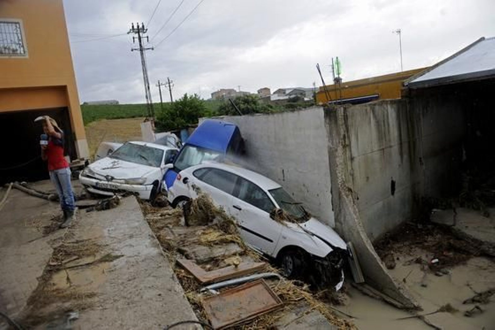 Violenta tromba de agua en Córdoba