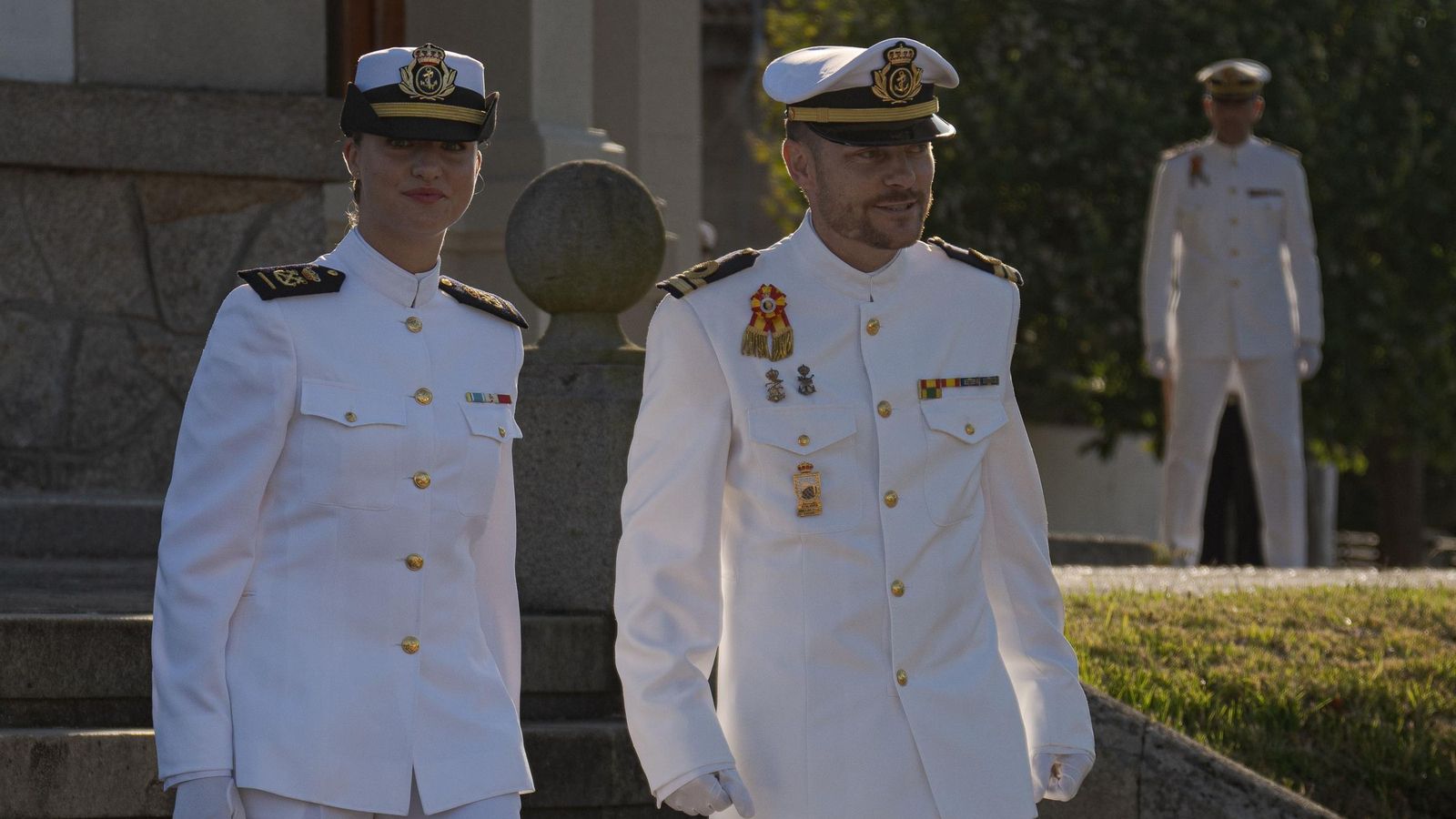 Las fotos del ingreso de la Princesa de Asturias en la Escuela Naval de Marín