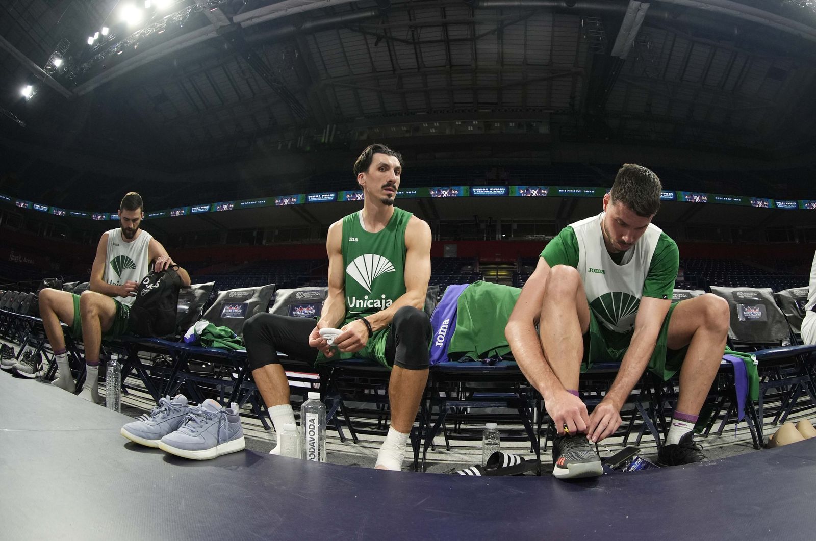 La sensación del Unicaja sobre la novedosa pista del Belgrado Arena