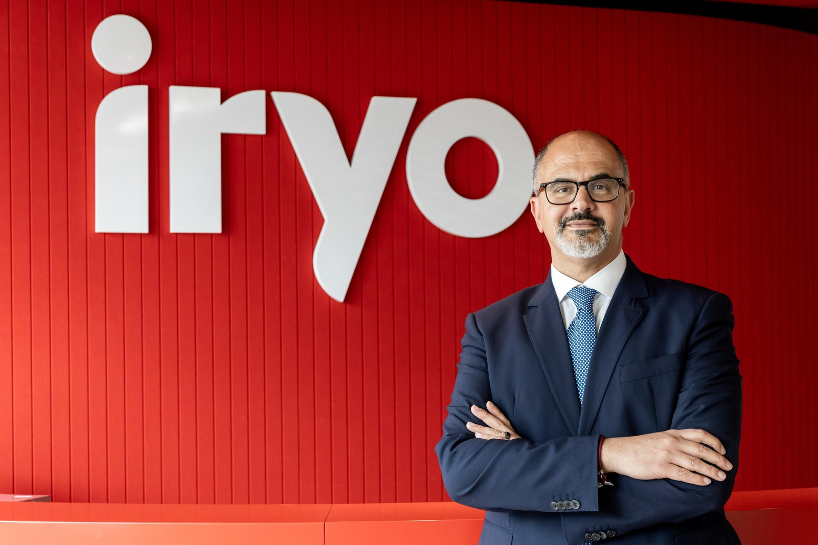 Fabrizio Favara, CEO de Iryo, en la sede de la compañía en Madrid.