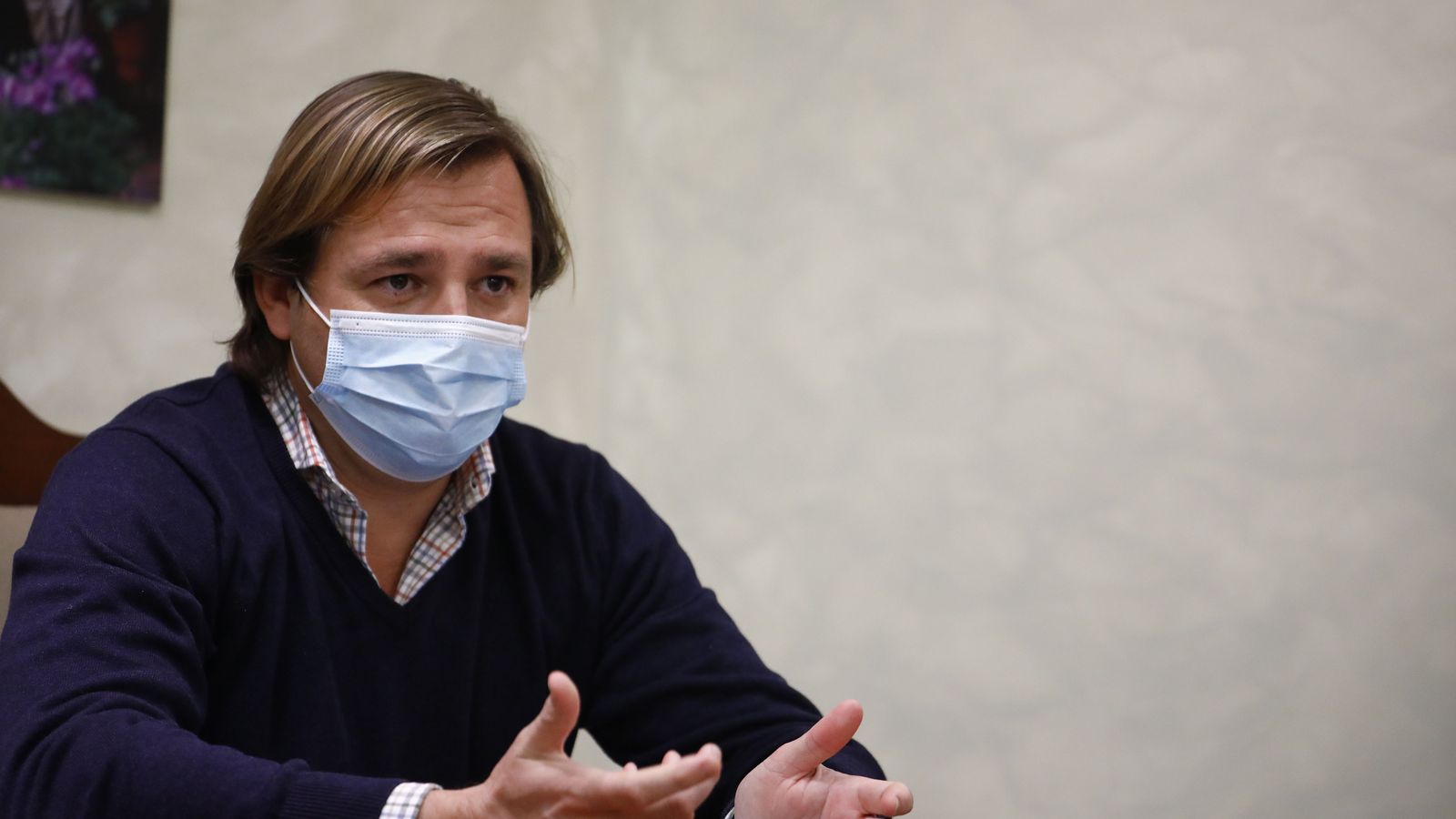 Antonio Repullo, en un momento de la entrevista.