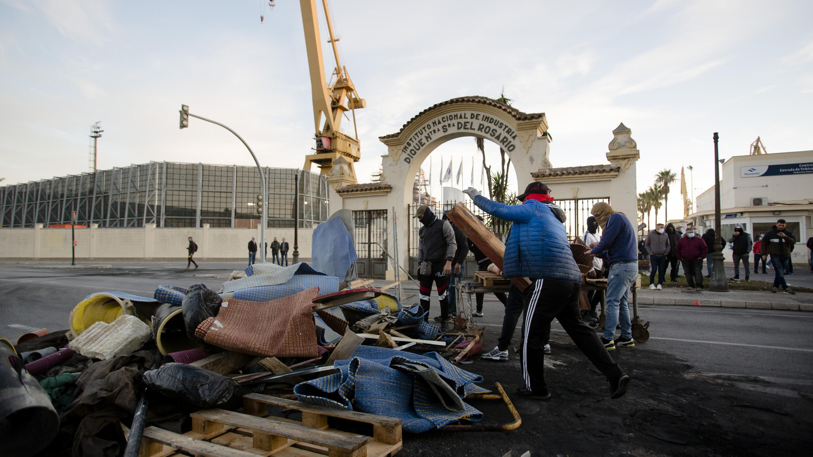 Las imágenes de la segunda jornada de la huelga del metal en Cádiz