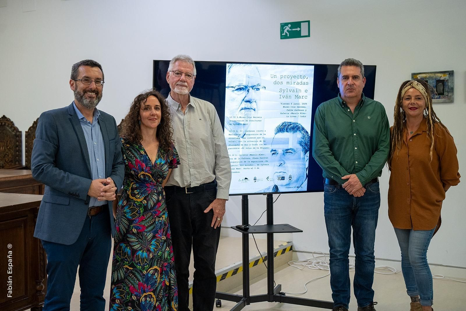 La presentación de la muestra 'Un proyecto, dos miradas'.