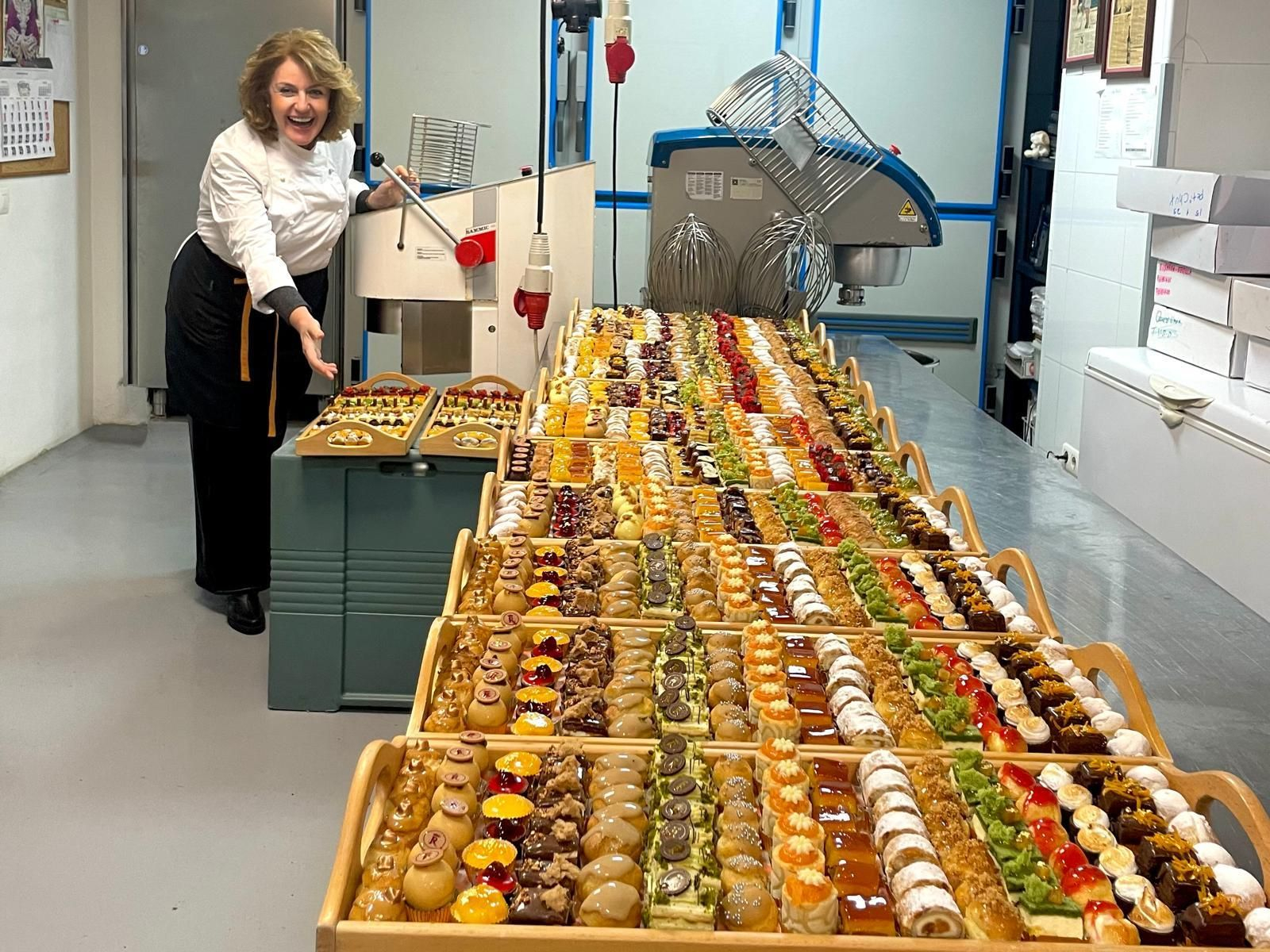 Un vistazo de los postres que se sirvieron