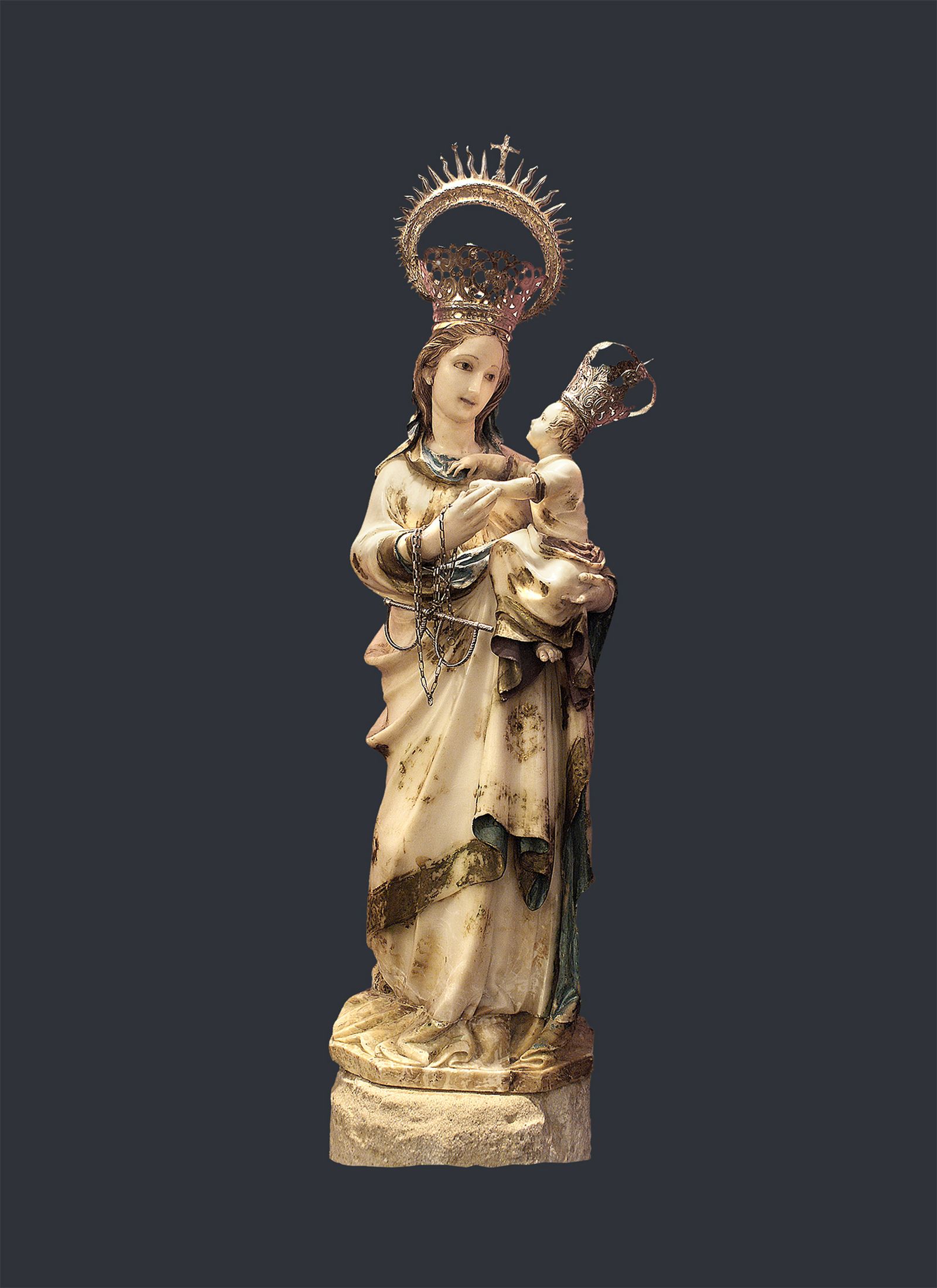 Madonna di Trapani Obrador trapanés siglo XVII.