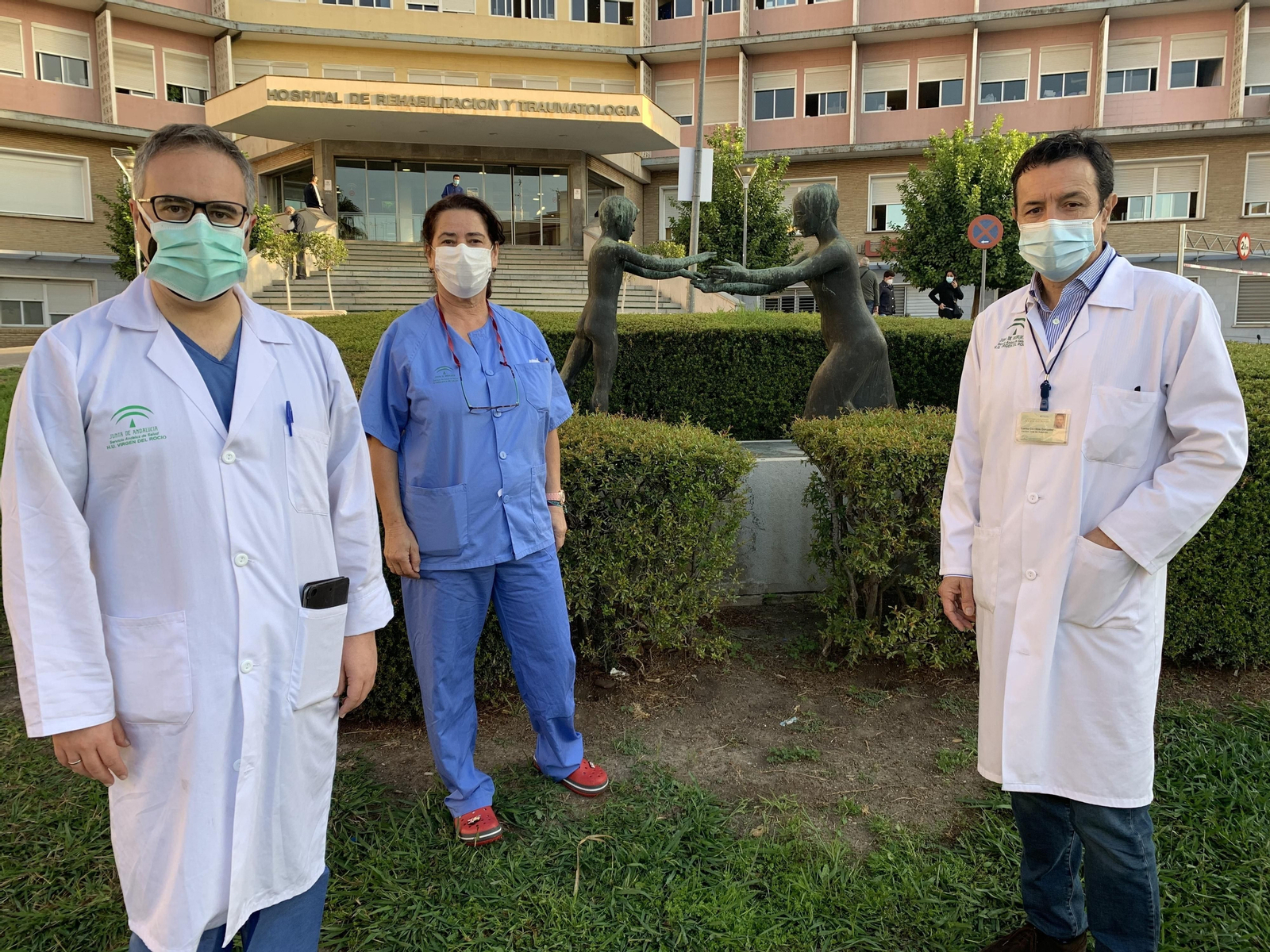 Profesionales del Hospital Virgen del Rocío