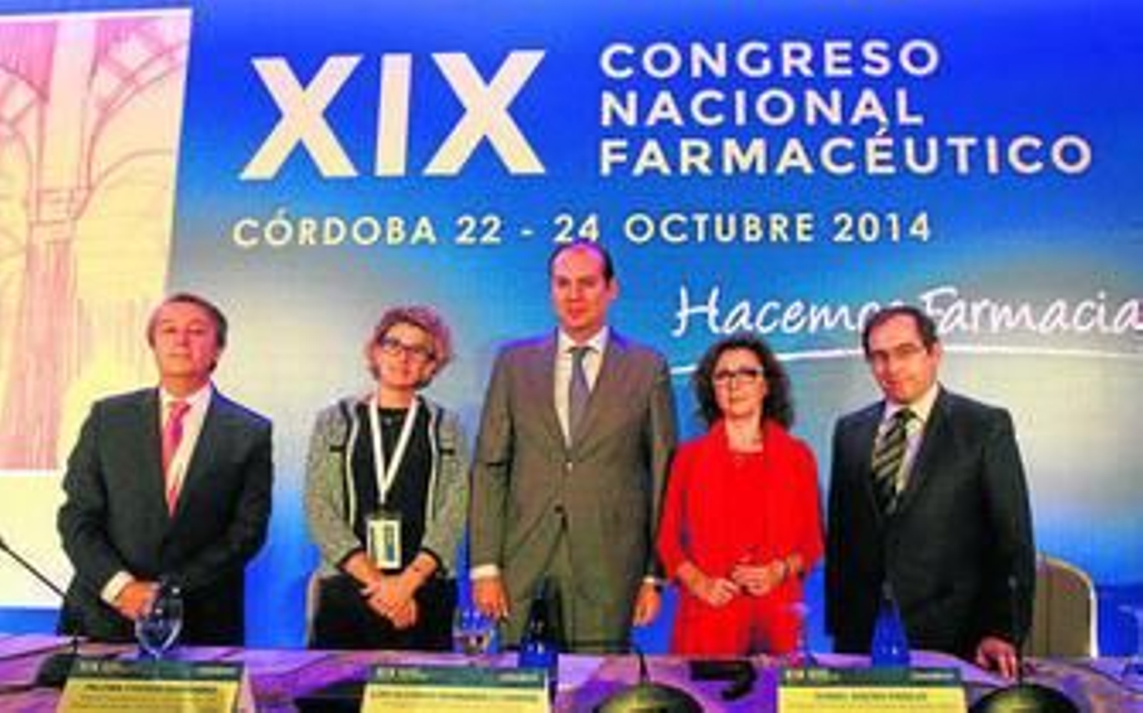 Práxedes Cruz, Paloma Casado, Luis Alfonso Hernández, María Isabel Baena y Javier Hernández, ayer, en la mesa redonda de clausura.