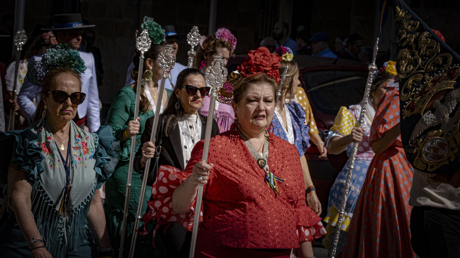 Salidad de la Hermandad del Rocio de Cádiz