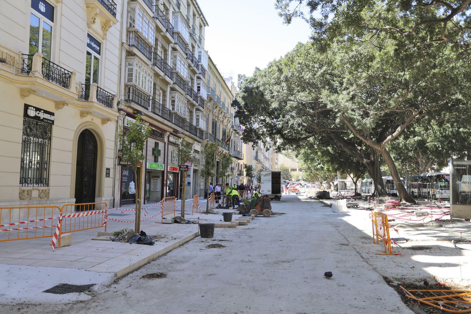 Las fotos de la recta final de las obras de la Alameda Principal