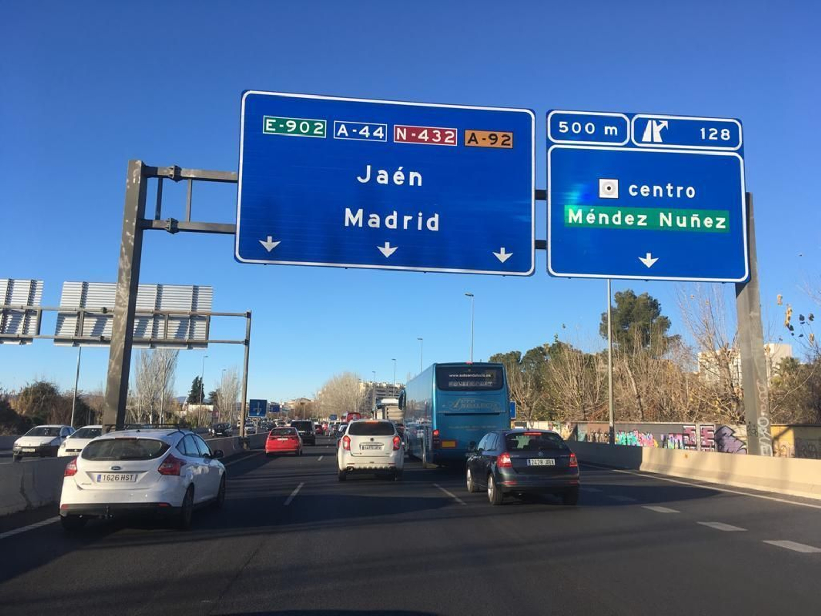 Atasco en la Circunvalación