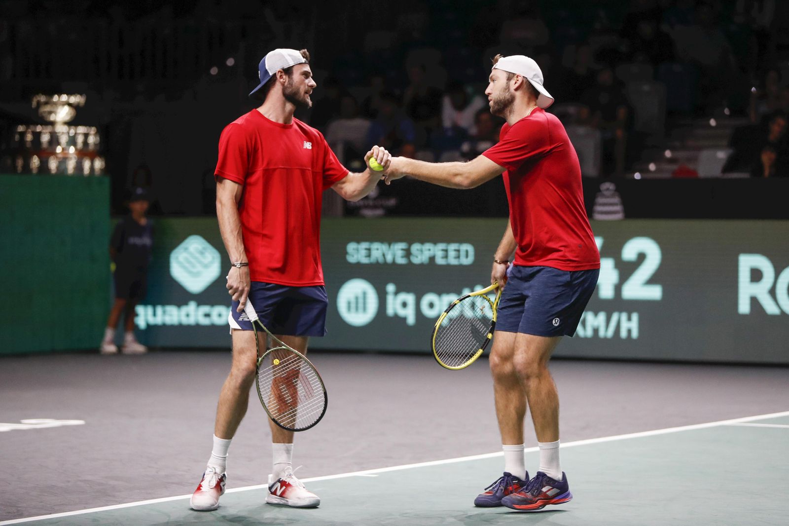 Italia-Estados Unidos de dobles en la Copa Davis de Málaga