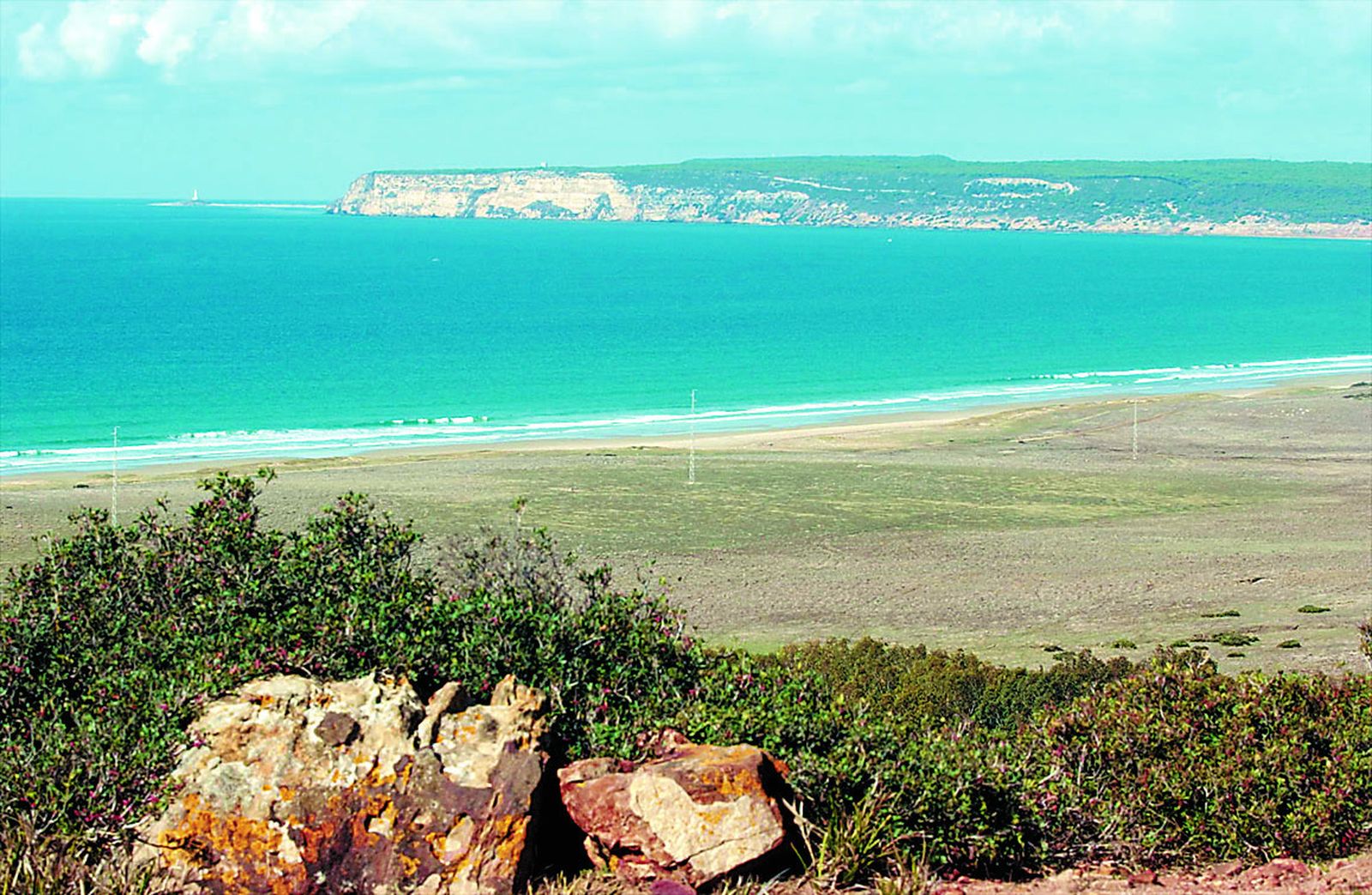 Imagen de archivo de la playa de El Retín, donde ayer sucedieron los hechos.