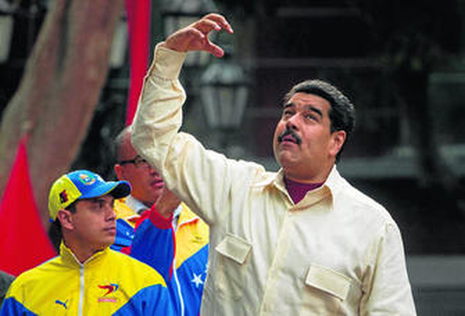 El presidente Maduro participa en una marcha del Congreso de la Patria el pasado 19 de abril en Caracas.