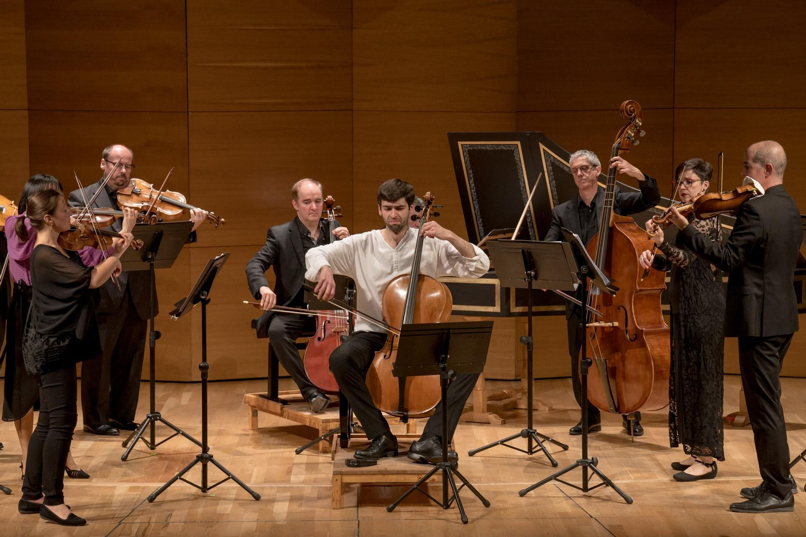 Víctor García y la Orquesta Barroca de Sevilla.