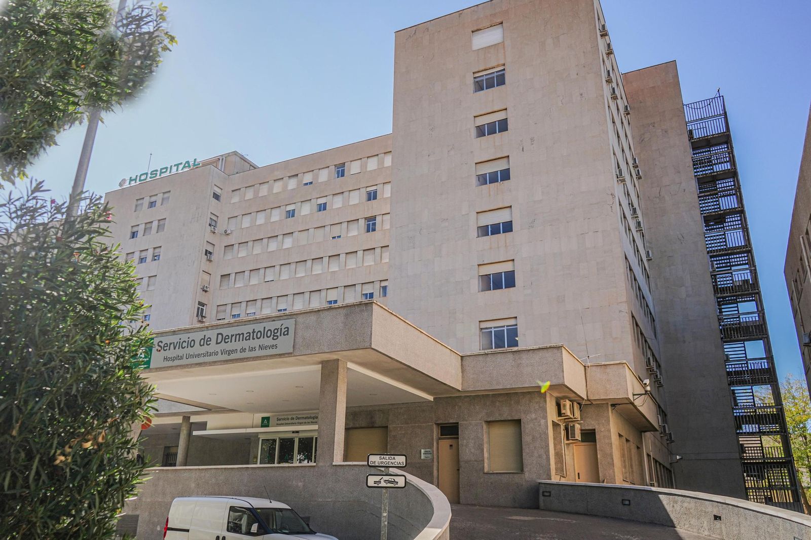 Imagen del antiguo Hospital Clínico de Granada