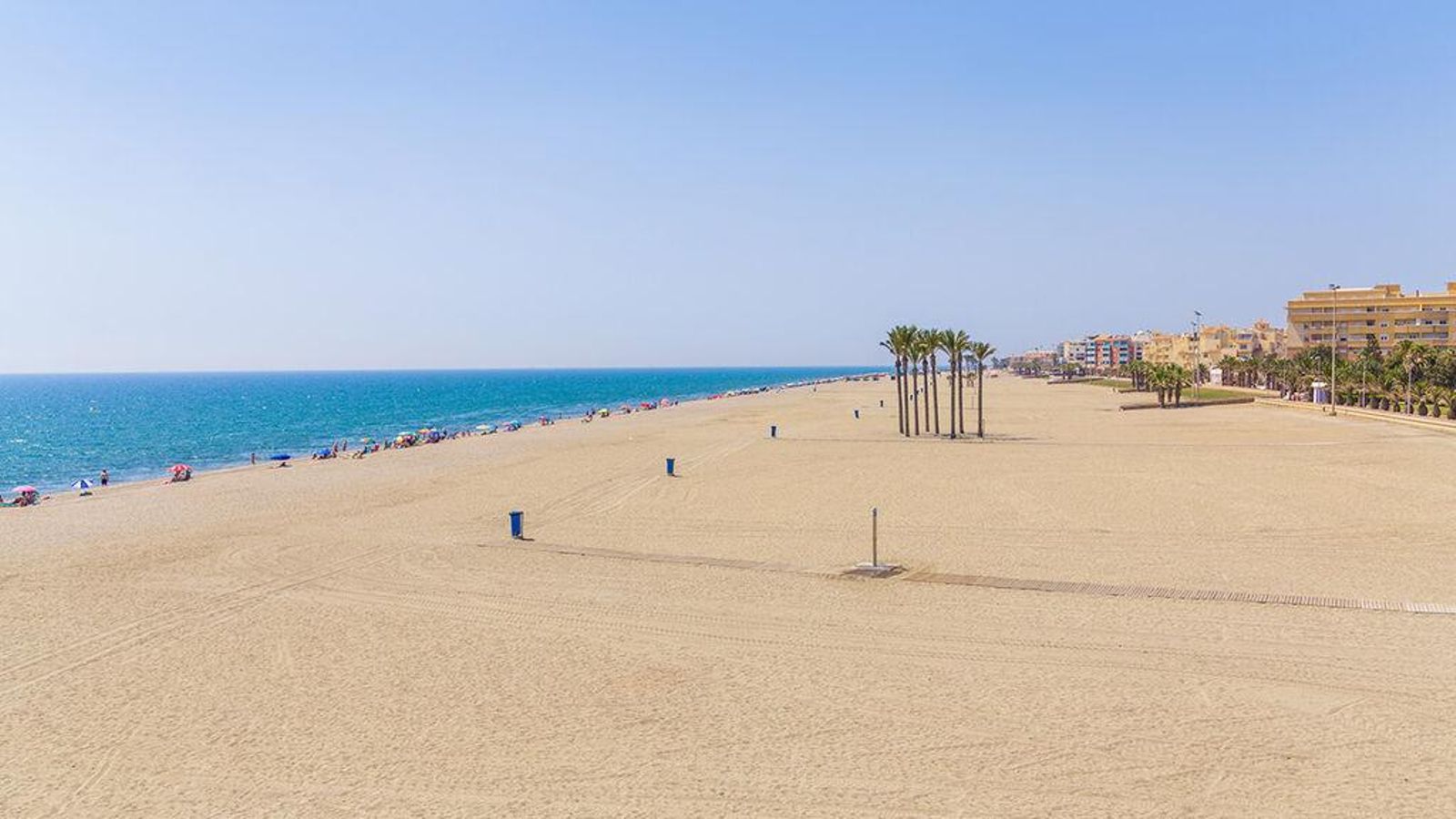 Playa de la Bajadilla en Roquetas de Mar