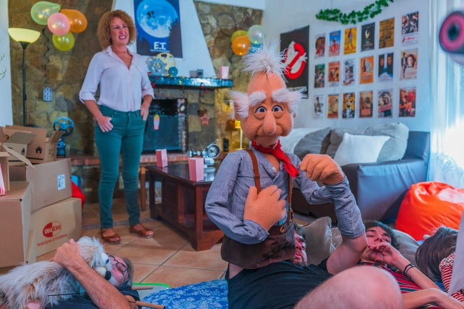 Grabación de la serie solidaria para Márgenes y Vínculos con Steve Allen, de Barrio Sésamo y Fraggle Rock