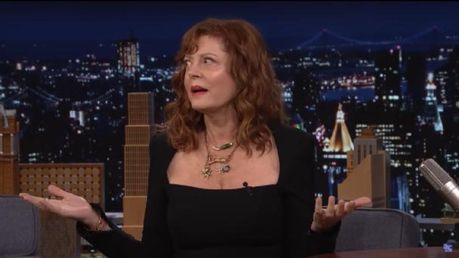 Susan Sarandon durante su intervención en el programa.