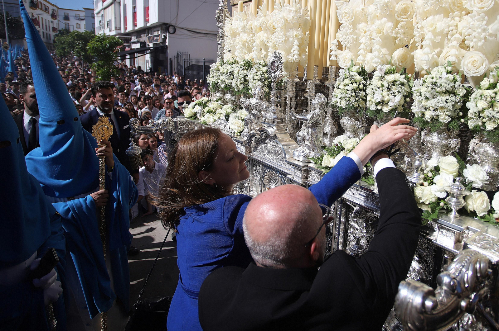 La Hermandad de la Victoria en la Semana Santa de Huelva 2023, en imágenes