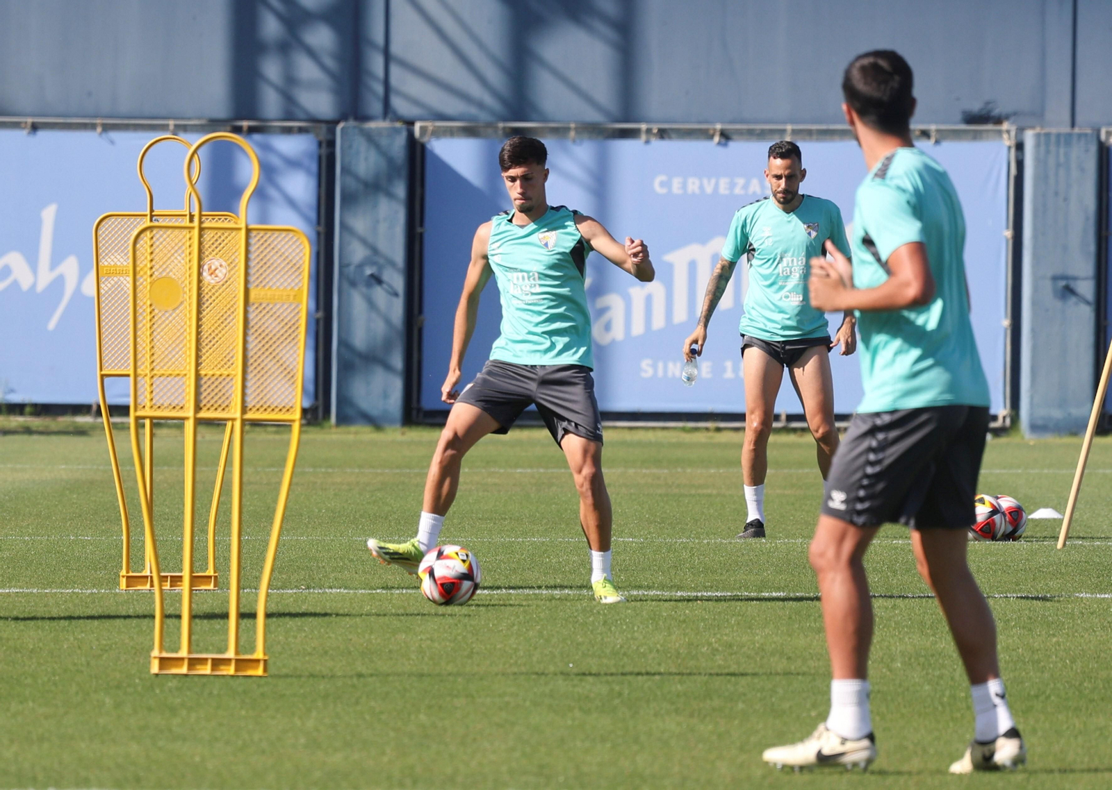 Pellicer aprieta en la vuelta del Málaga CF al trabajo