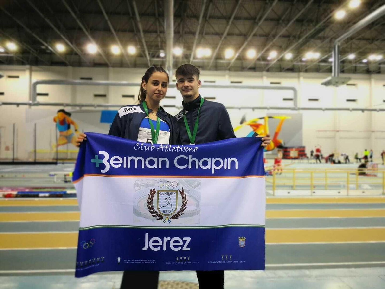 Marta Moreno y Rafael Benítez han sido medalla de plata en el Andaluz sub-20.