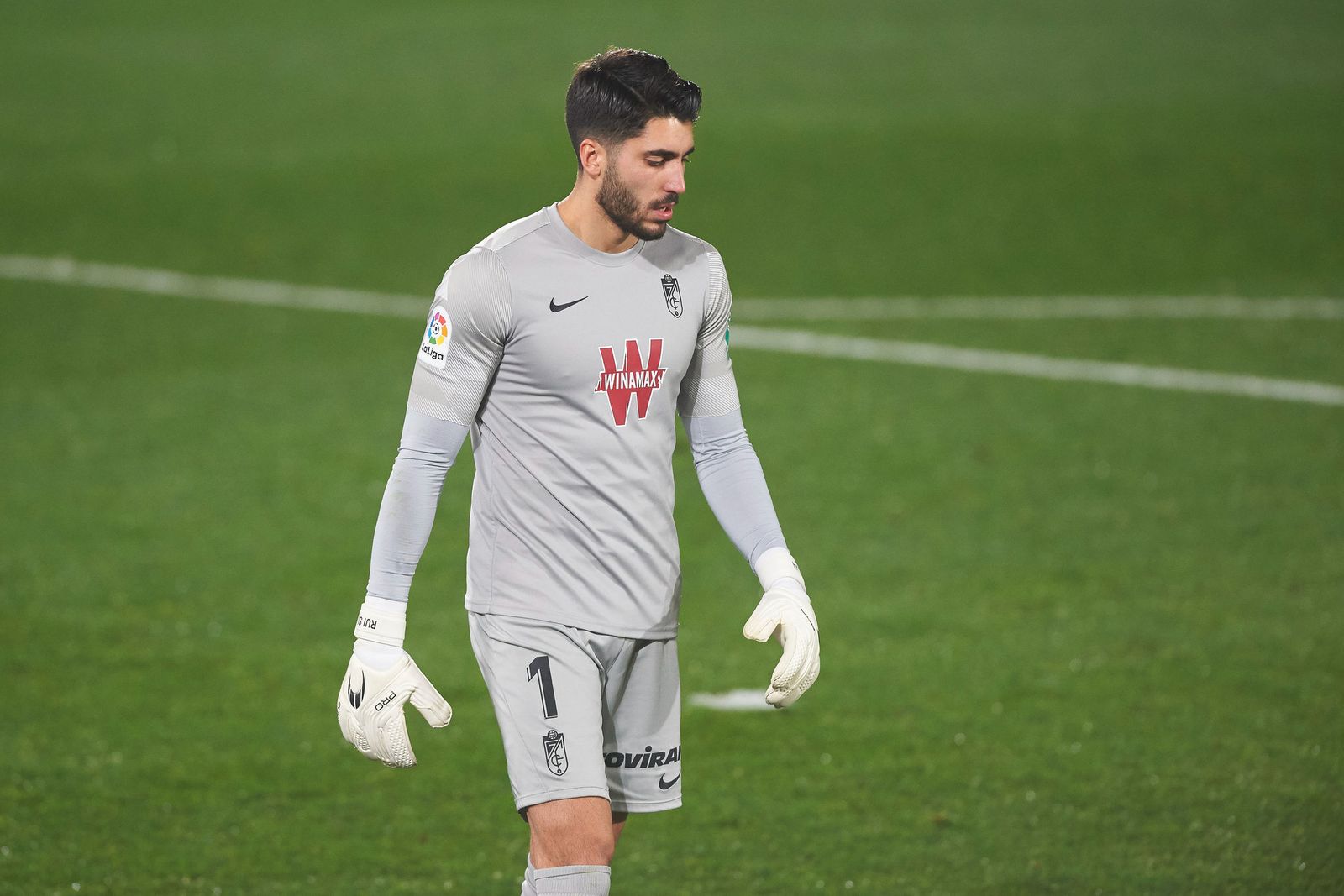 Rui Silva, en un encuentro con el Granada.