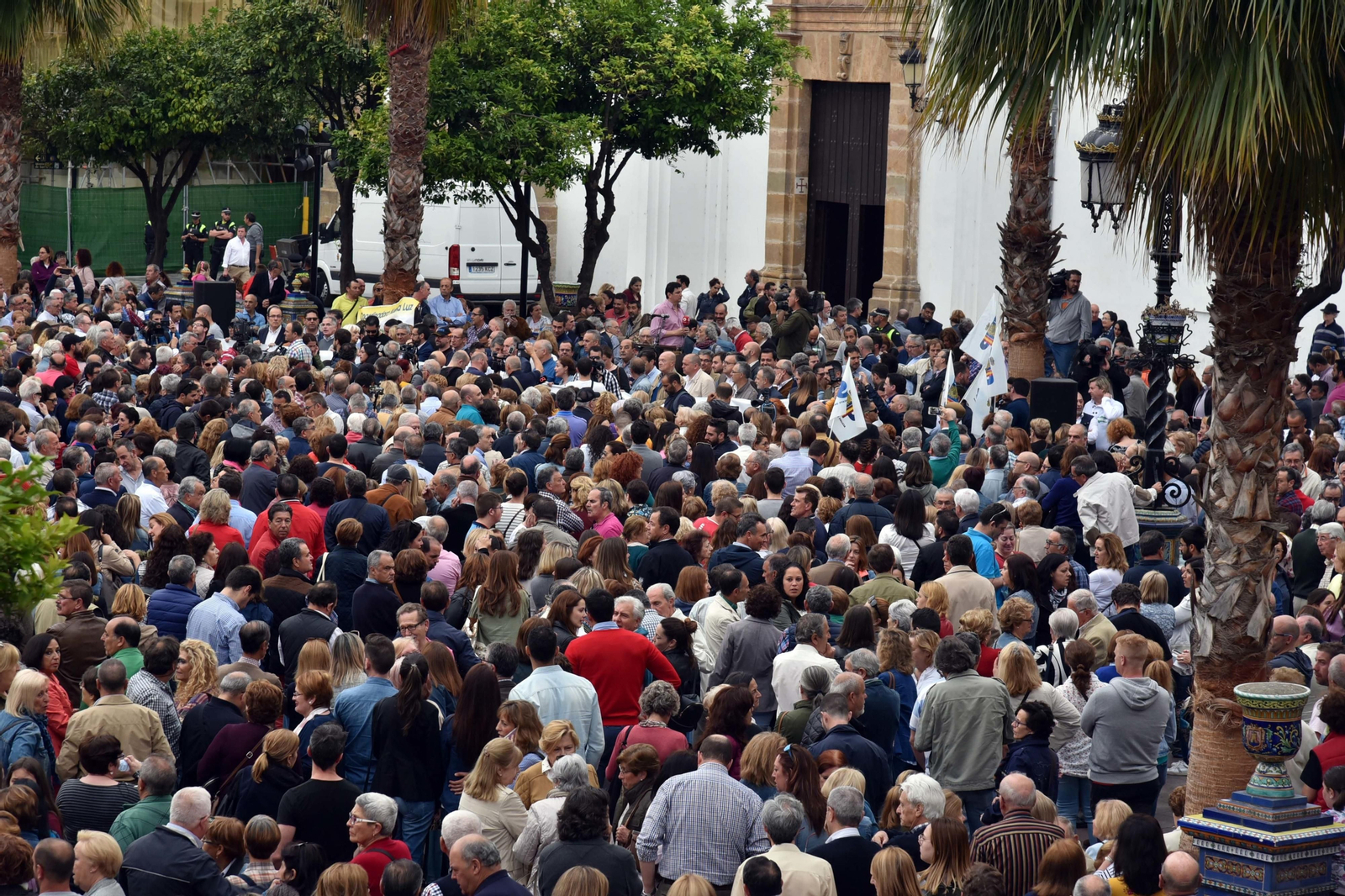 Las imágenes de la manifestación en la Plaza Alta de Algeciras