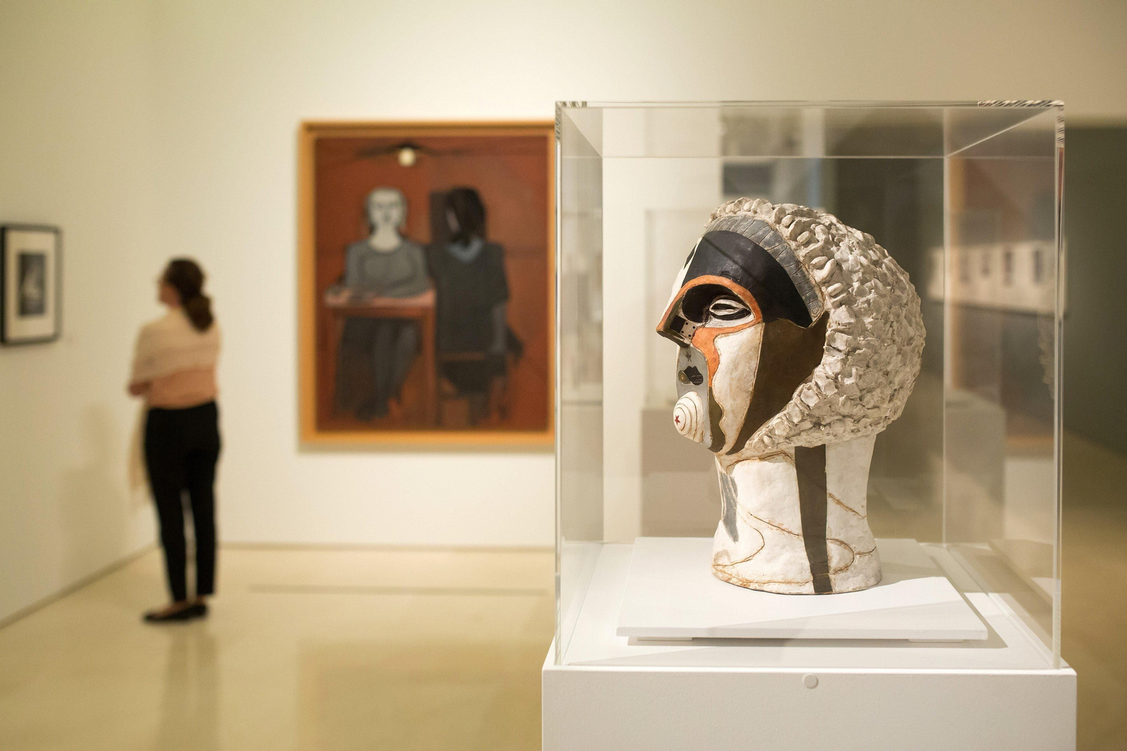 Escultura que forma parte de la muestra.