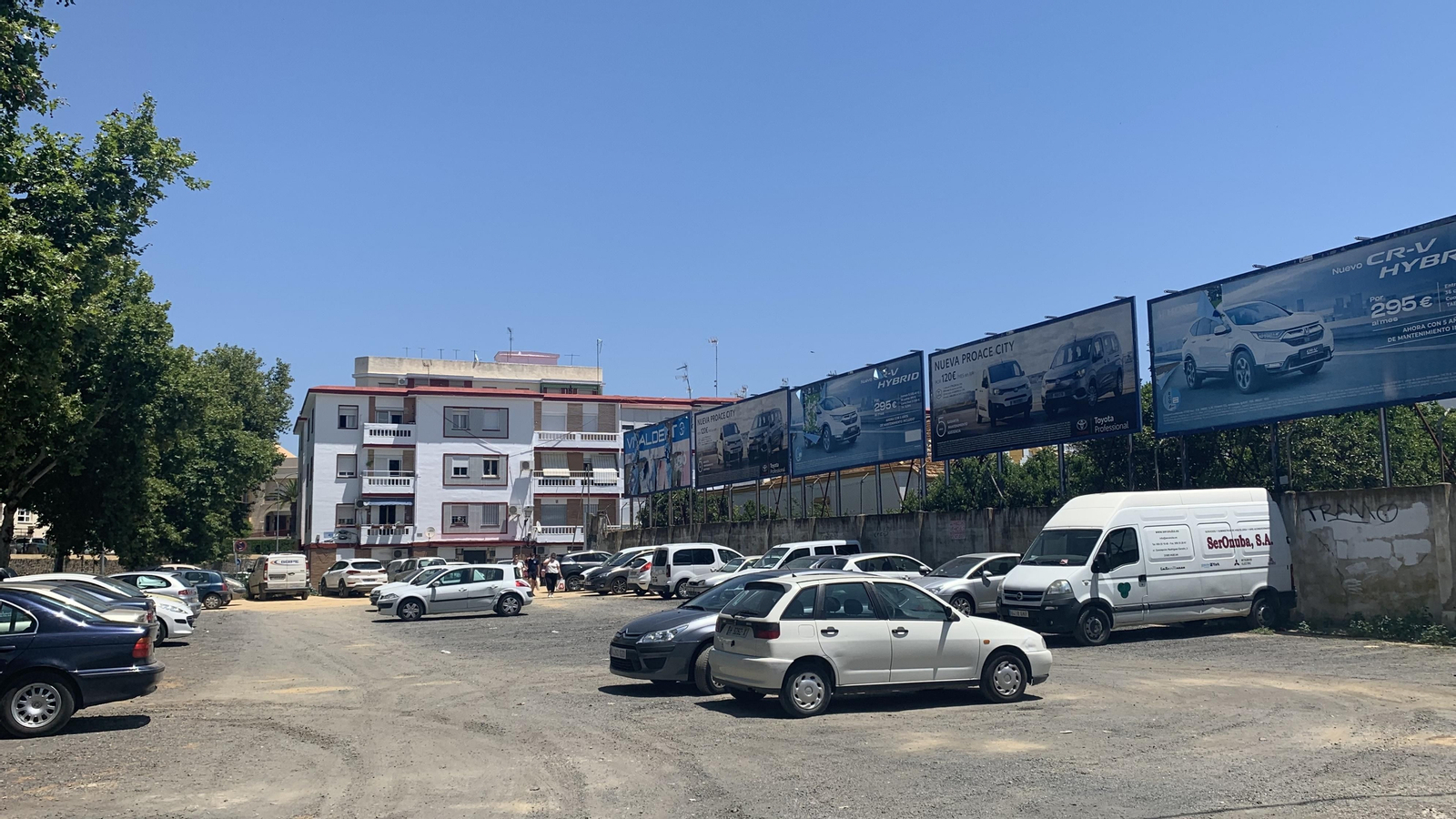 Espacio en el que se ubicará el nuevo centro parroquial.