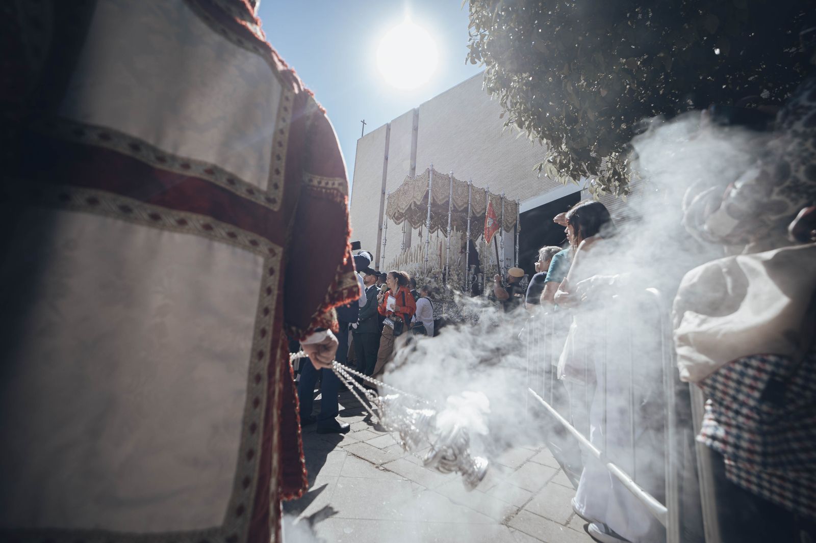 La salida de la Hermandad de San Pablo en la Semana Santa de Sevilla 2023