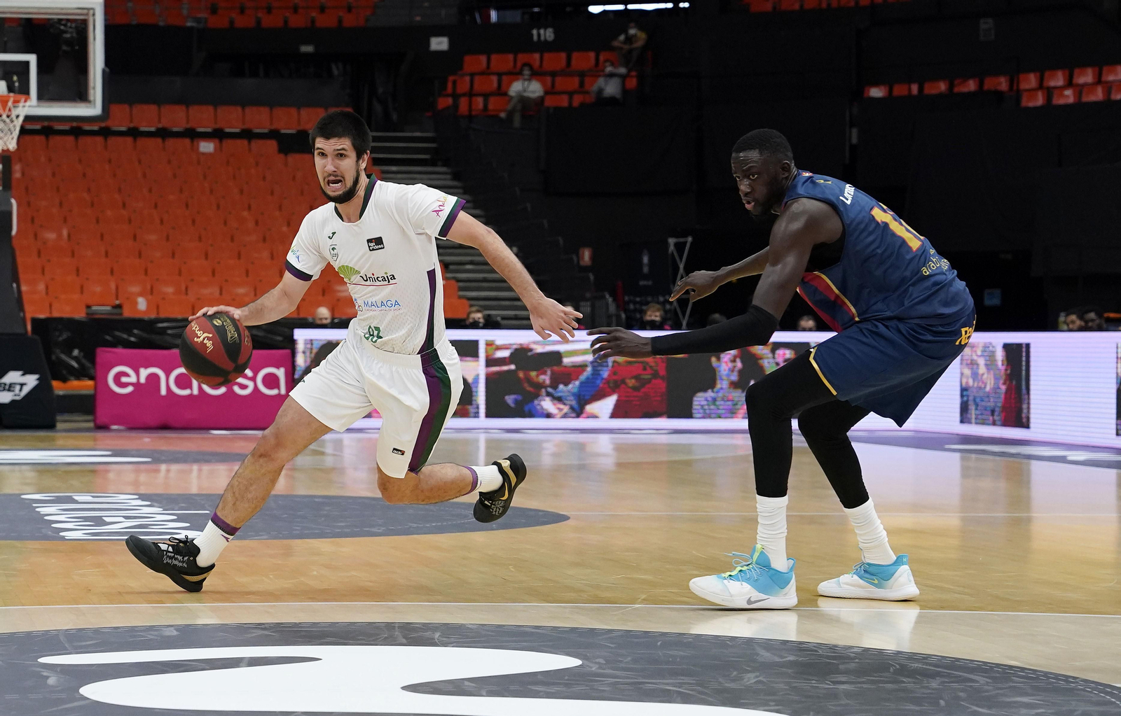 El Baskonia-Unicaja, en fotos