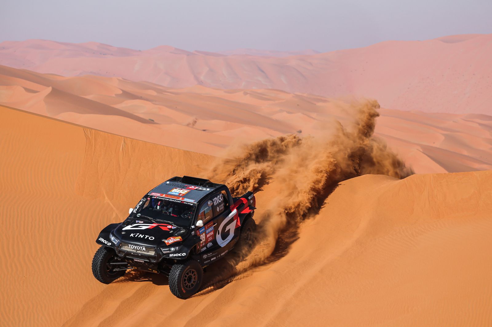 Las mejores fotos del Dakar por las dunas