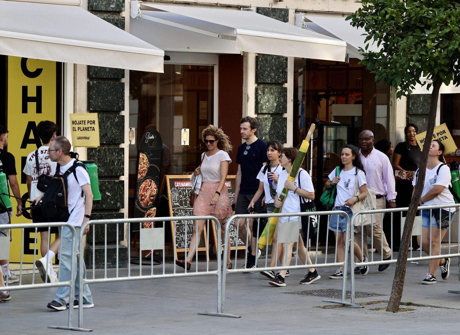 LLegada de los mandatarios de la ONU a la cena en el Alcázar