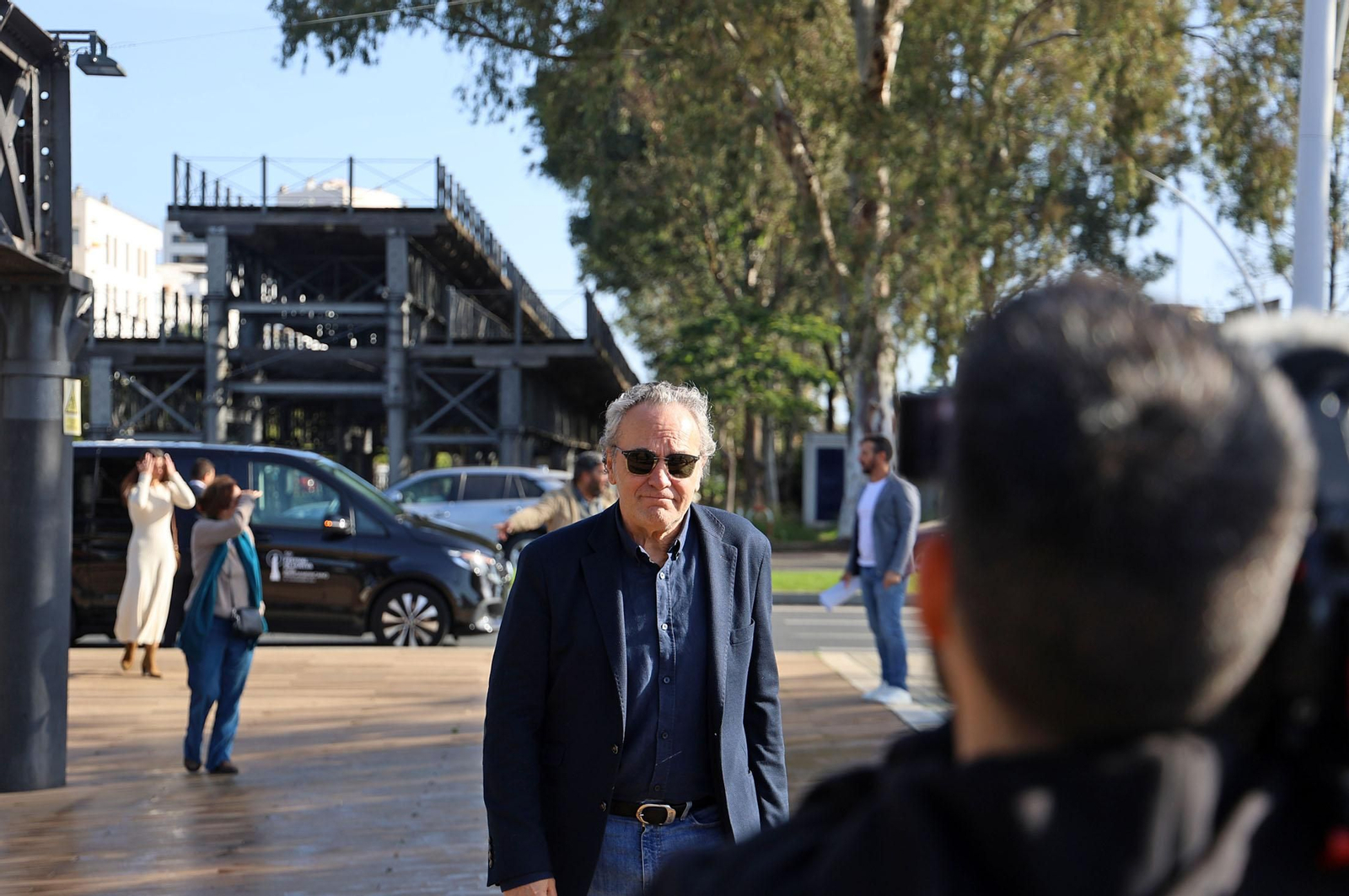 Encuentro y sesión de fotos con el actor José Coronado, Premio Ciudad de Huelva de la 50 edición del Festival de Huelva Cine Iberoamericano