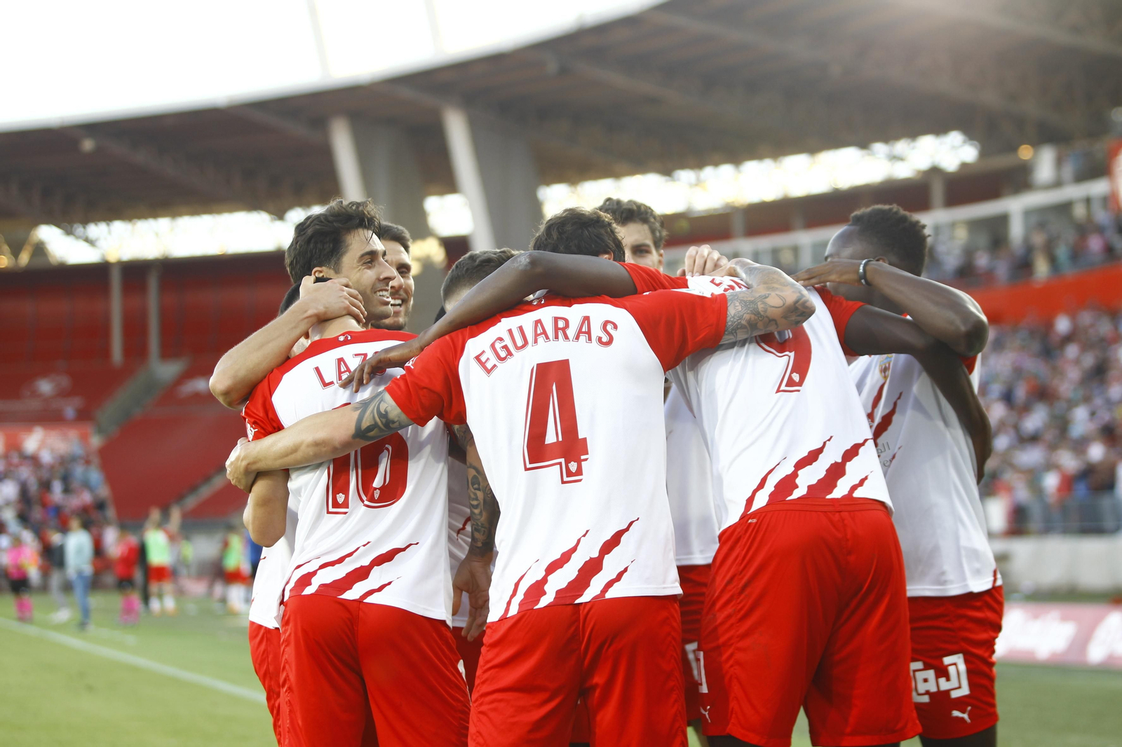 Imágenes del partido U.D. Almería-S.D. Amorebieta