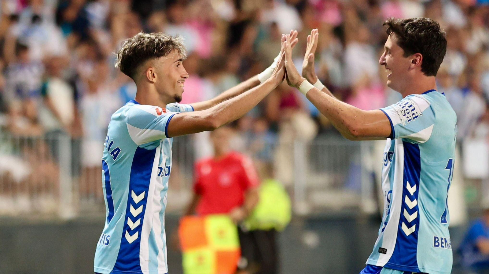 David Larrubia celebra con Carlos Dotor