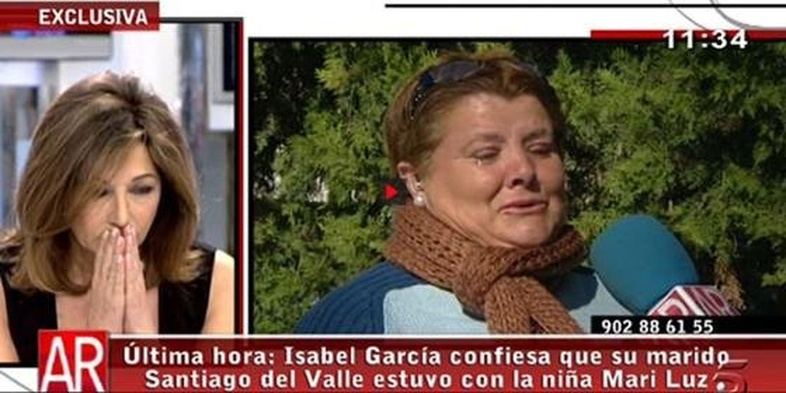 Ana Rosa Quintana, citada a declarar por la entrevista a la mujer de Del Valle