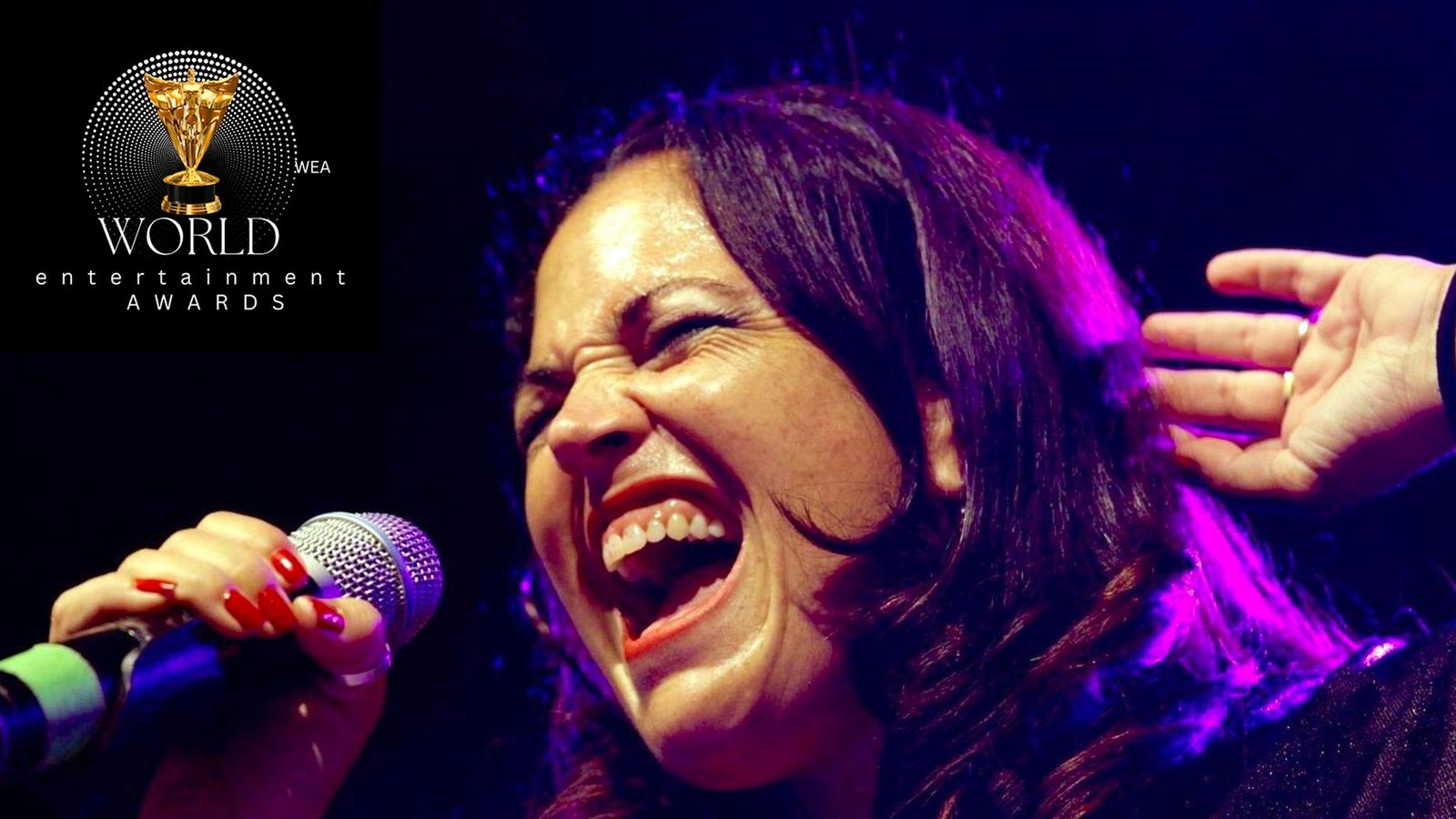 Rosa Cabrera en un concierto.