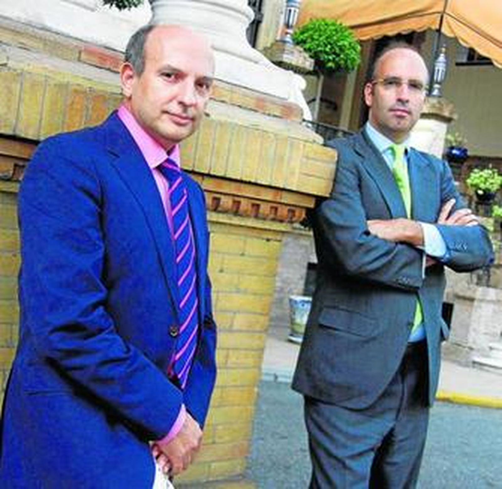 Fernando Rodríguez de Fonseca y Andrés Ballesteros, de Vivia Biotech.