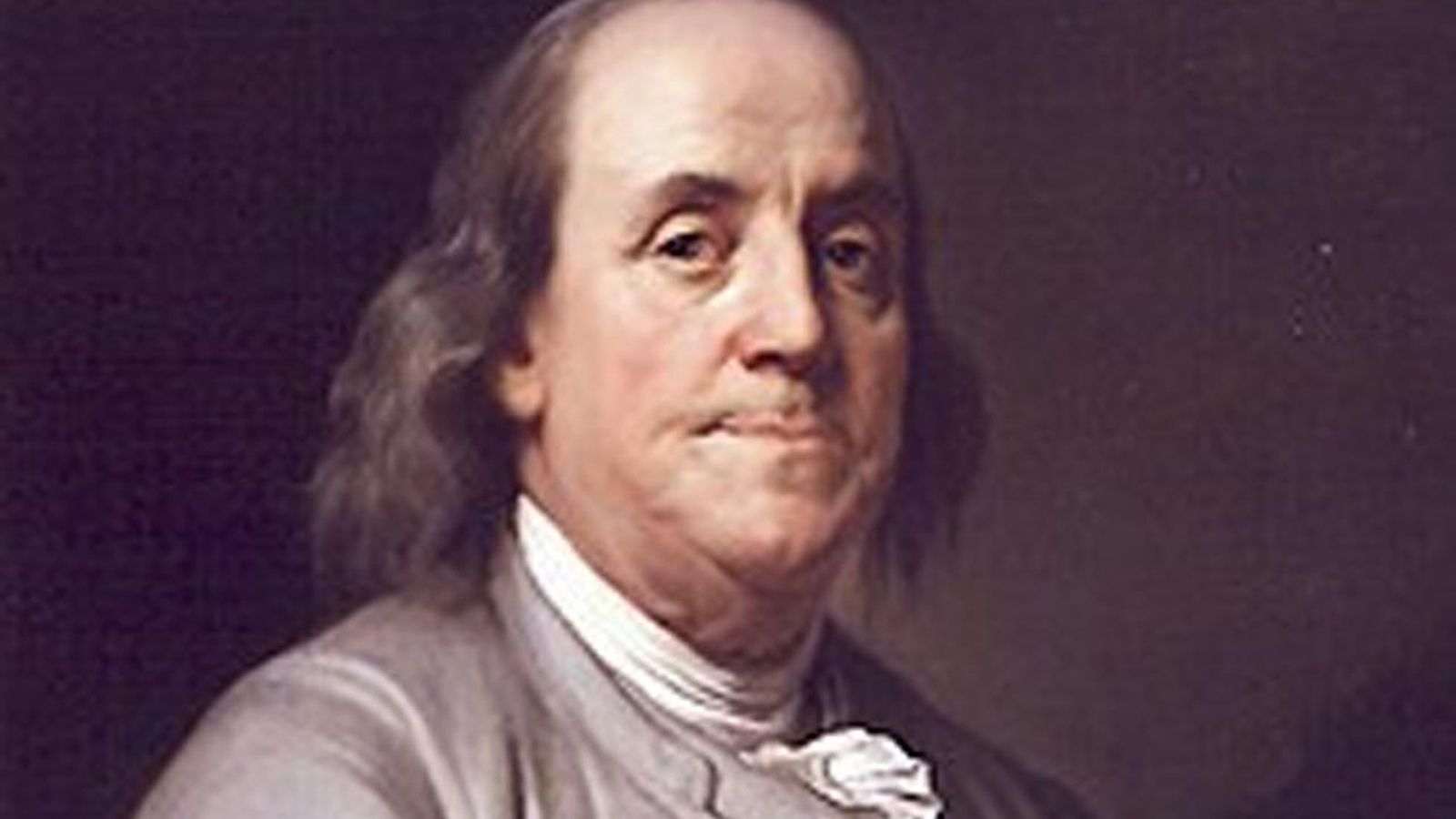 Retrato de Benjamin Franklin.