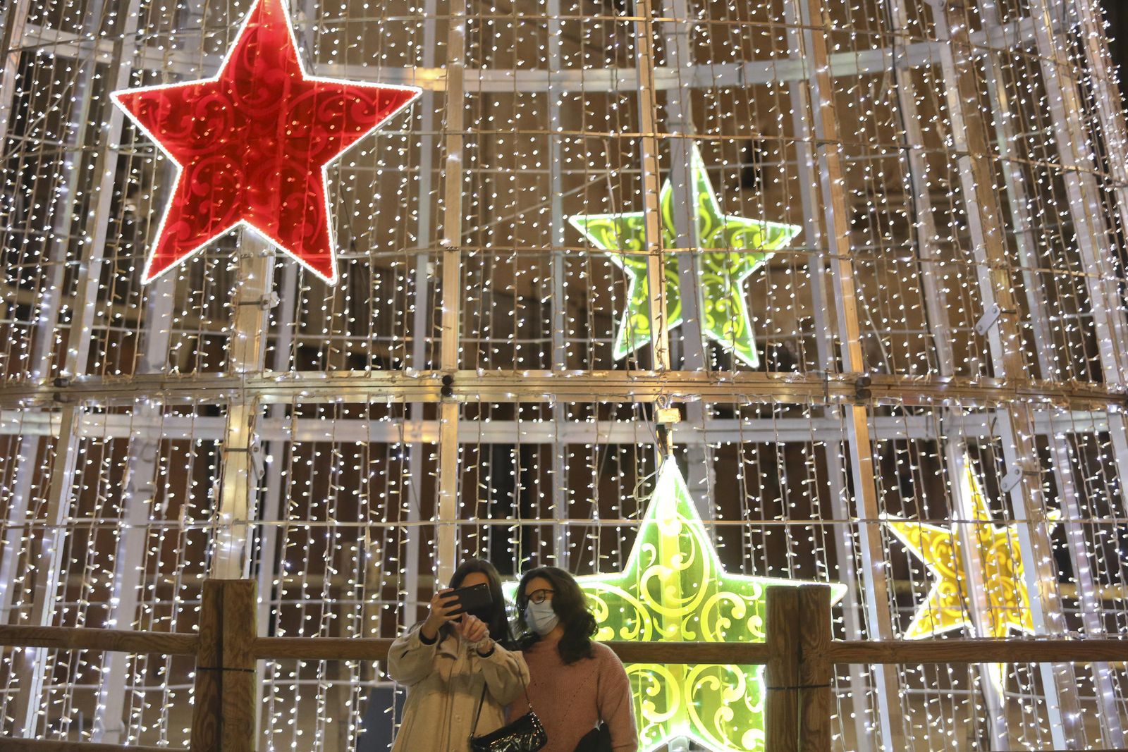 La inauguración de las luces de Navidad de Málaga