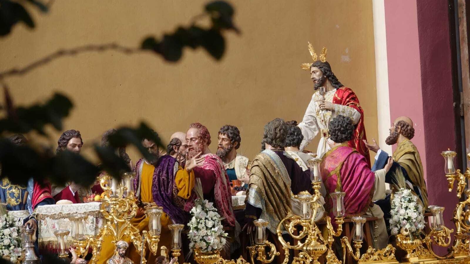 La Sagrada Cena en la procesión Magna. La Sagrada Cena en la procesión Magna.