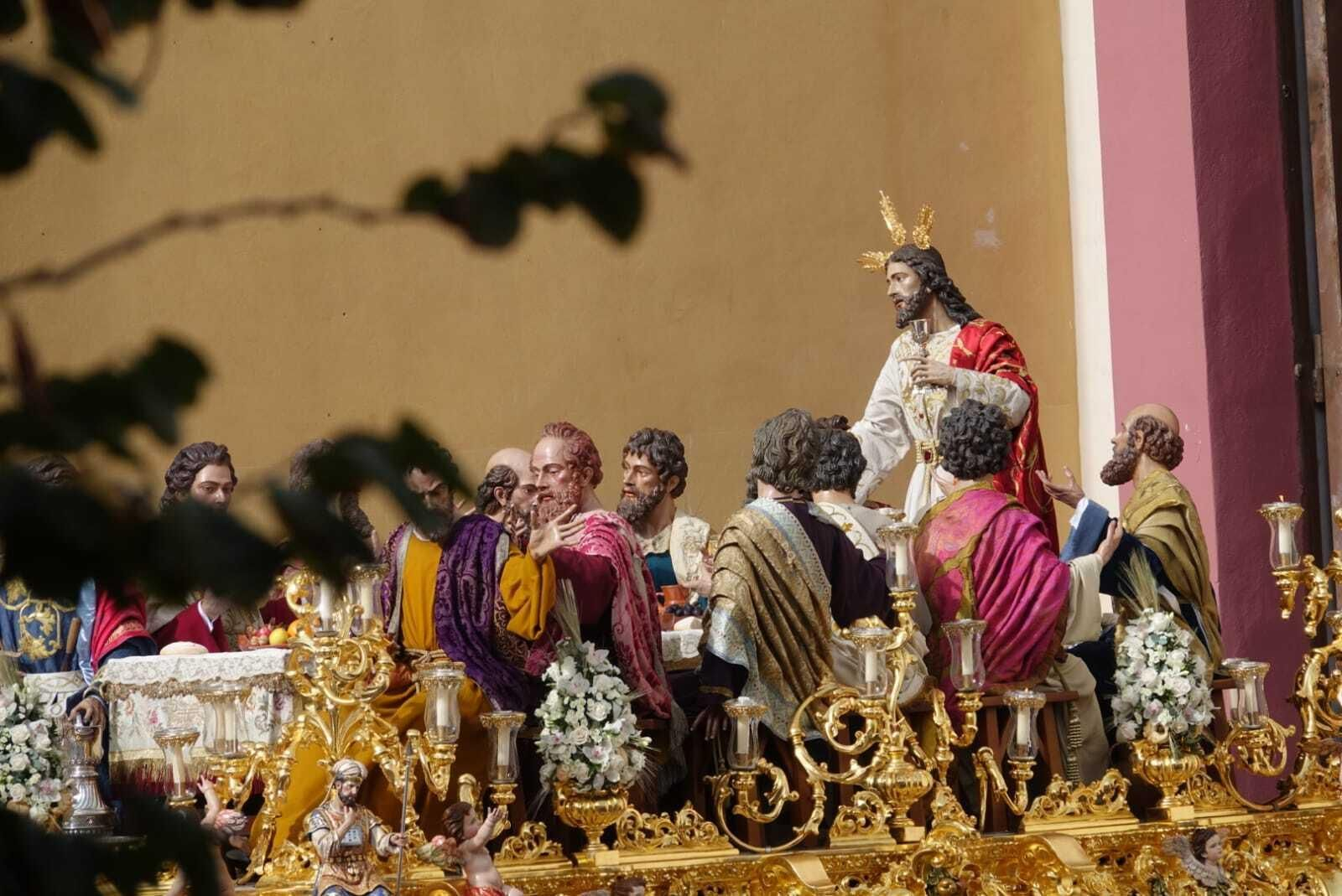 Las fotos de la Sagrada Cena en la procesión Magna de Málaga