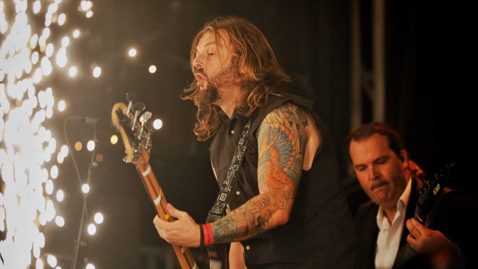 Un momento del concierto de Saurom.